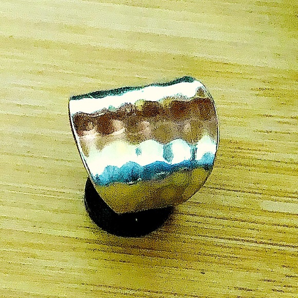 $62 Seta Co Estate Ring Sterling & Gold Overlay Size 7 Seta Co STERLING - Picture 5 of 6